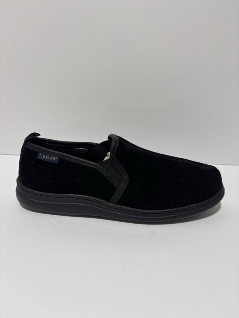L.B. Evans Men’s Klondike Slippers Black, Size 11 M